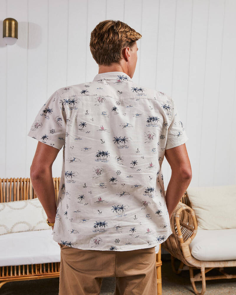 Salty Life Oceanside Short Sleeve Shirt for Mens