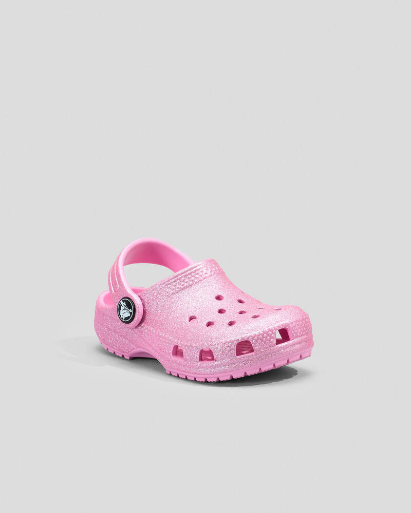 Crocs Toddlers' Glitter Clogs for Unisex