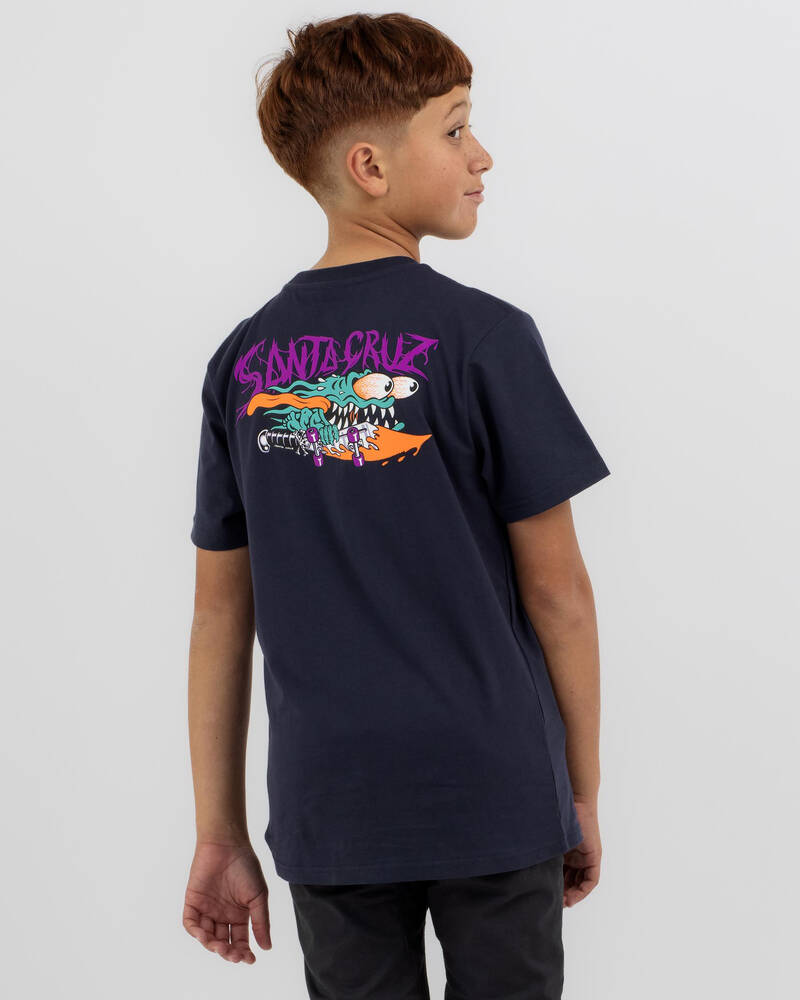 Santa Cruz Boys' Meek SC Slasher T-Shirt for Mens