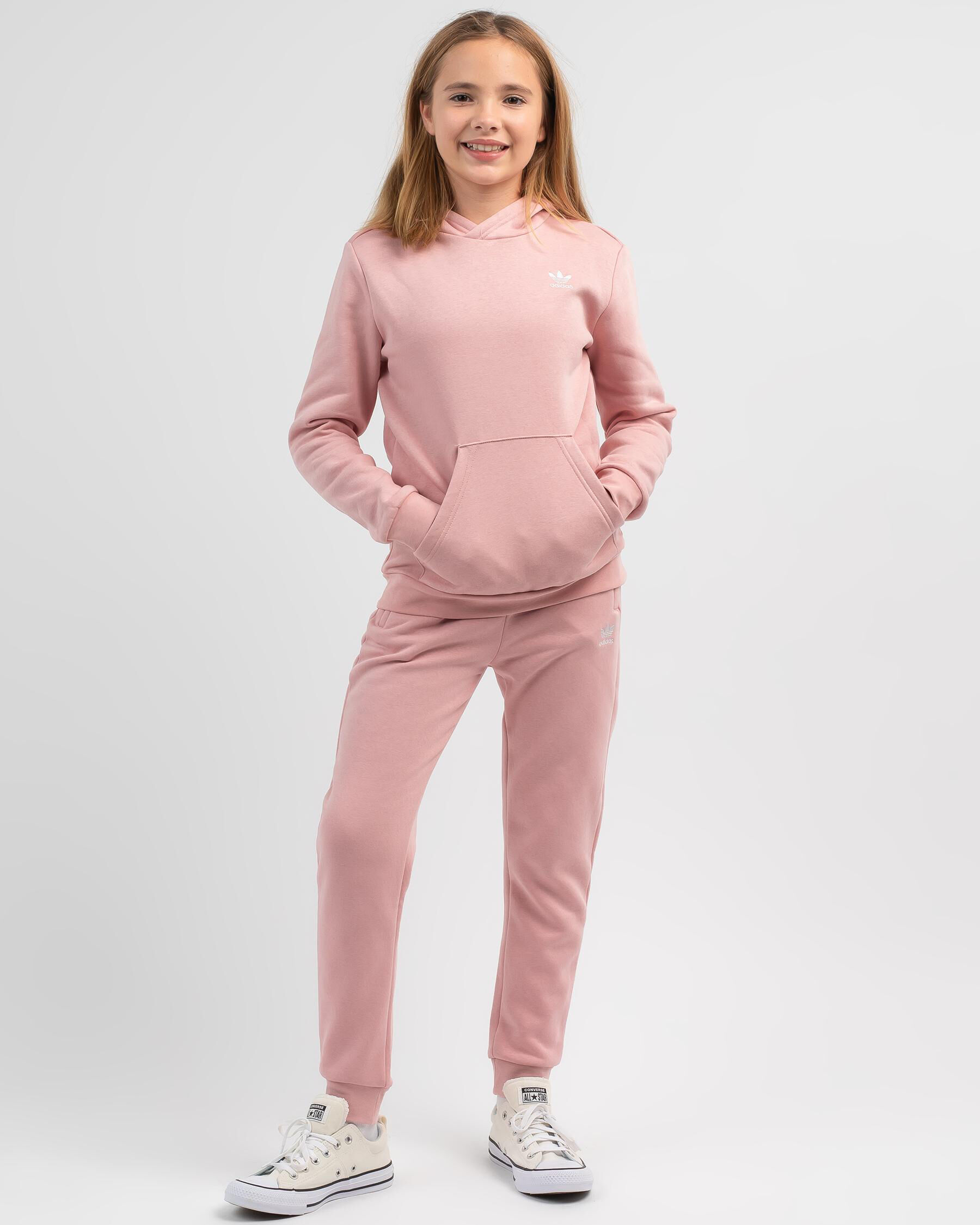 Girls best sale trefoil hoodie