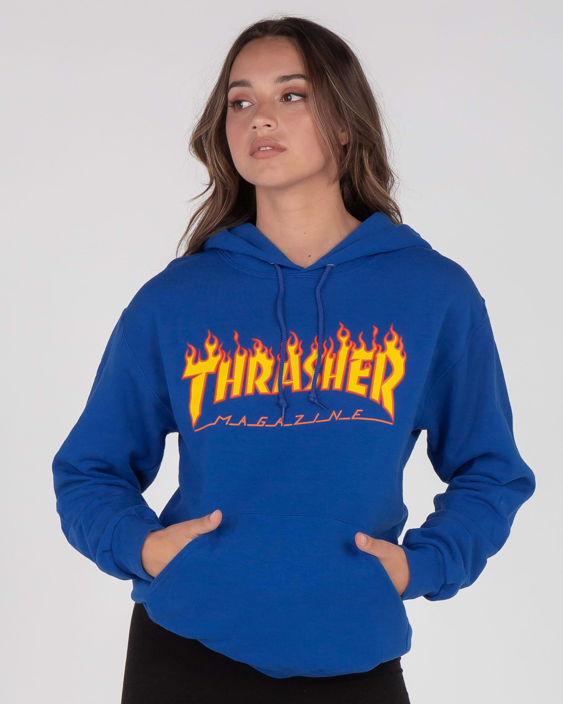 Baby blue clearance thrasher hoodie