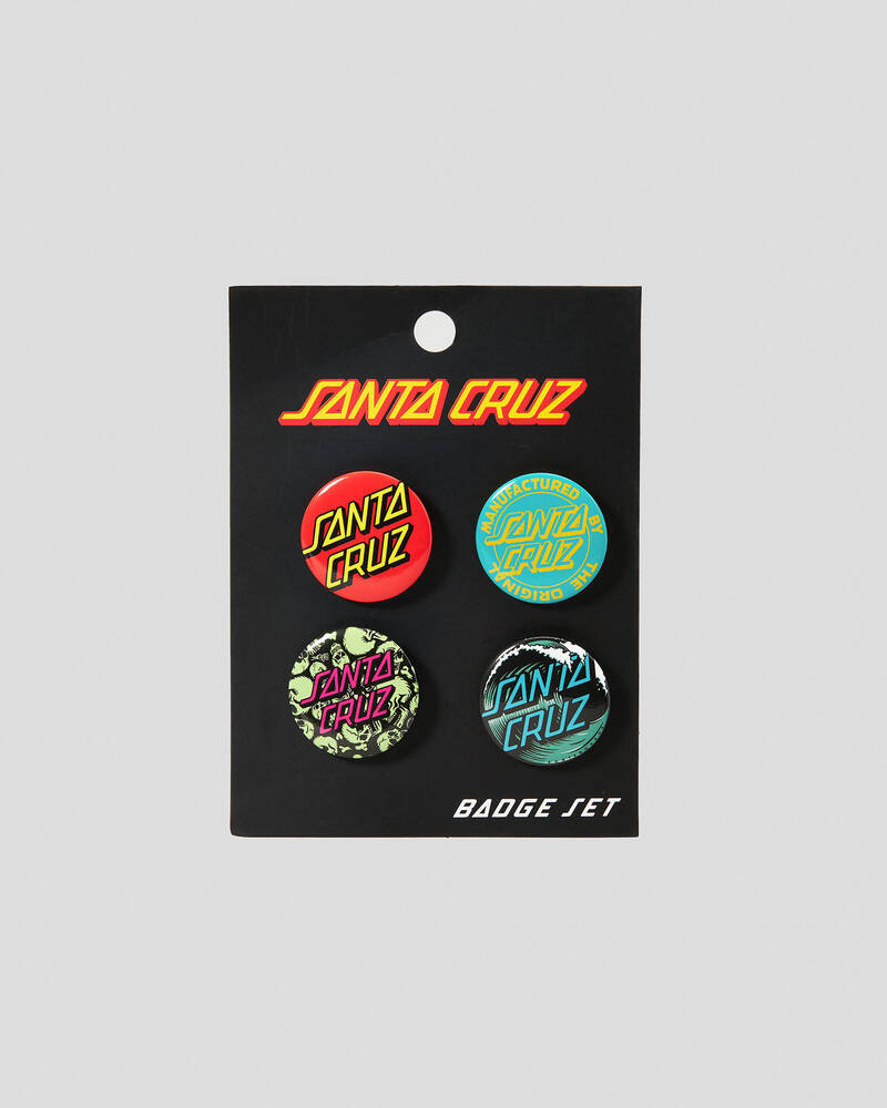 Santa Cruz Multi Logo Badge Set for Mens