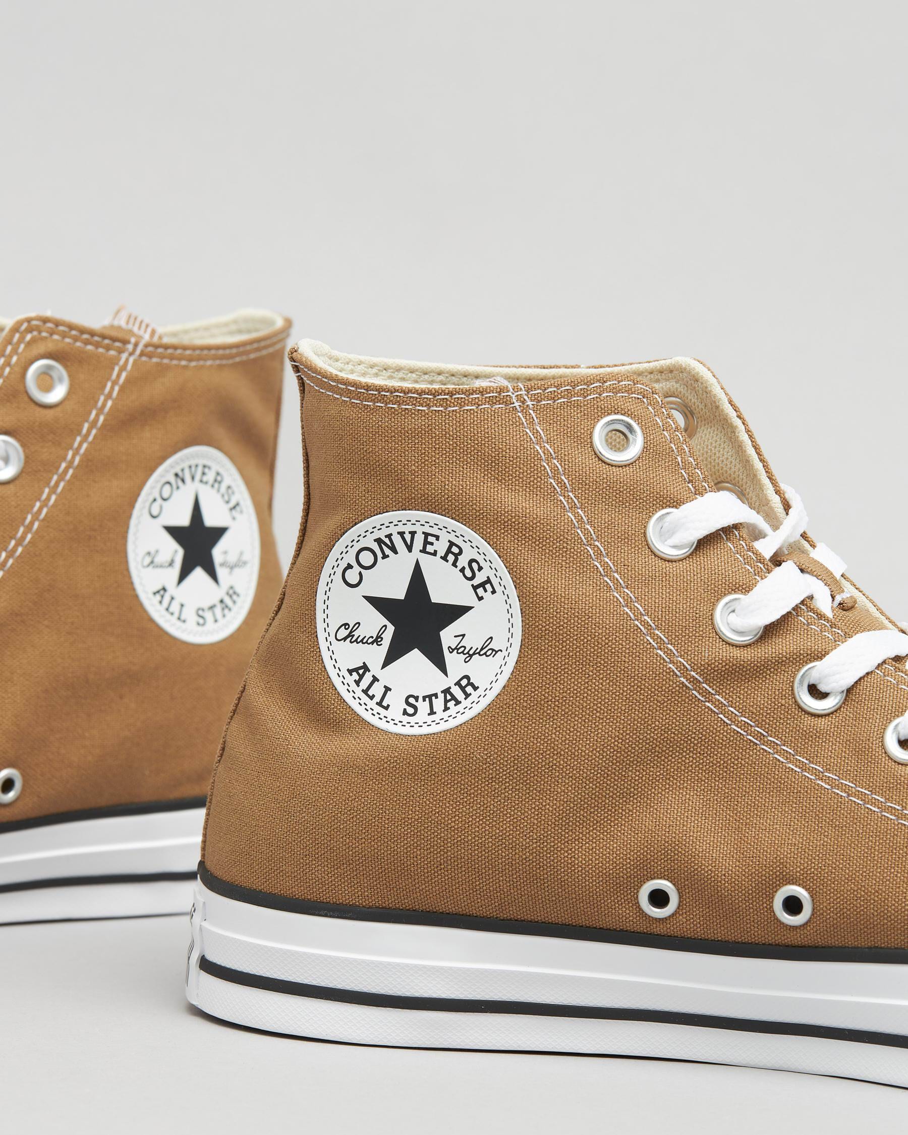 Shop Converse Chuck Taylor All Star Hi-Top Shoes In Sand Dune/white ...