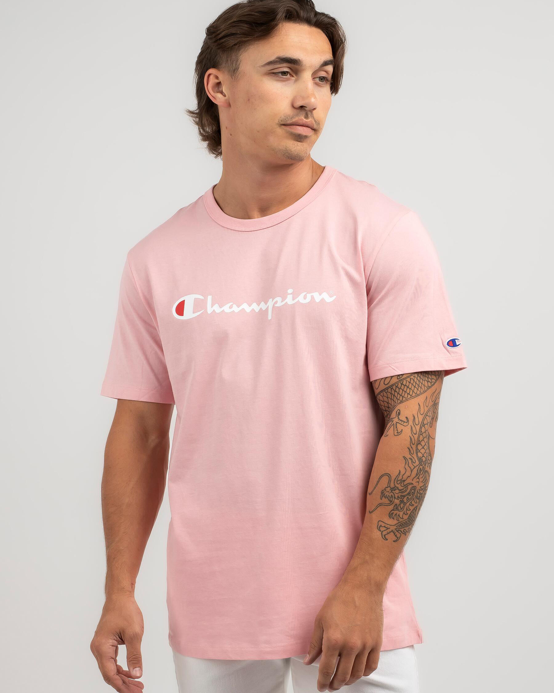 Tee shirt cheap champion rose