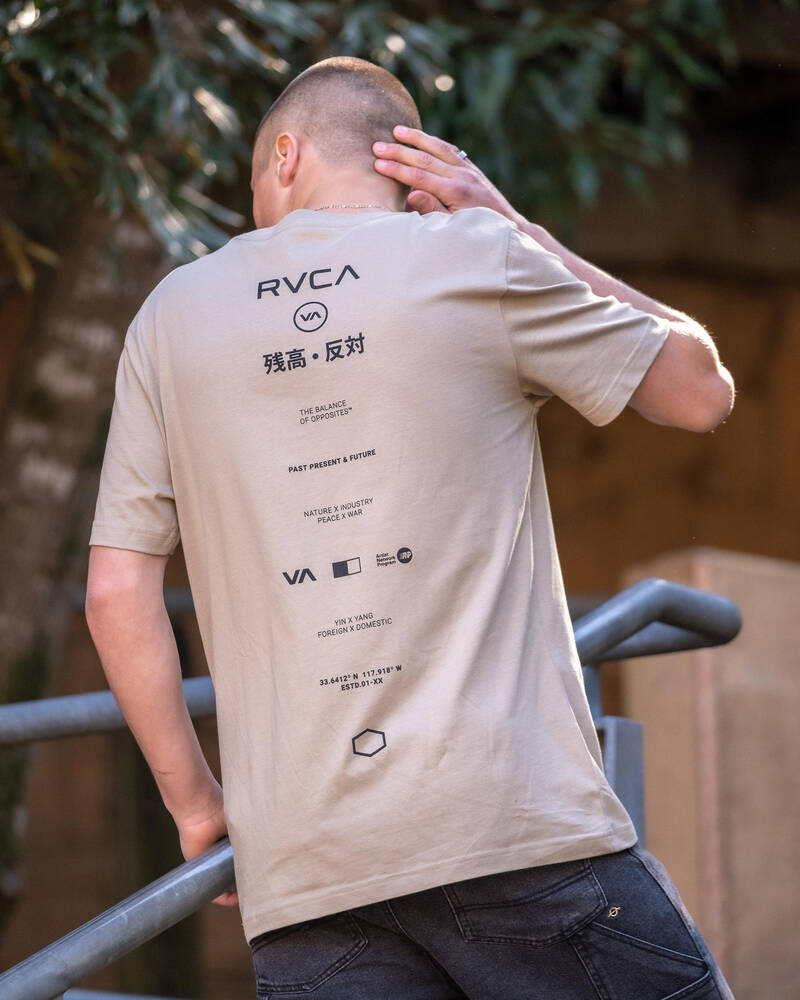 RVCA Credits T-Shirt for Mens