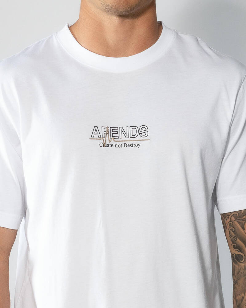 Afends Flatline Recycled T-Shirt for Mens