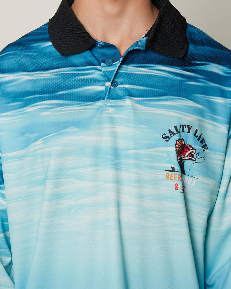 Salty Life Trifecta Fishing Jersey for Mens