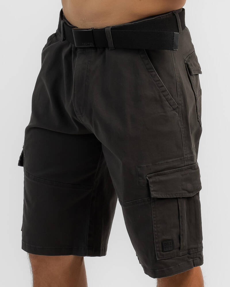 Shop Dexter Guardian Cargo Shorts In Black - Fast Shipping & Easy ...