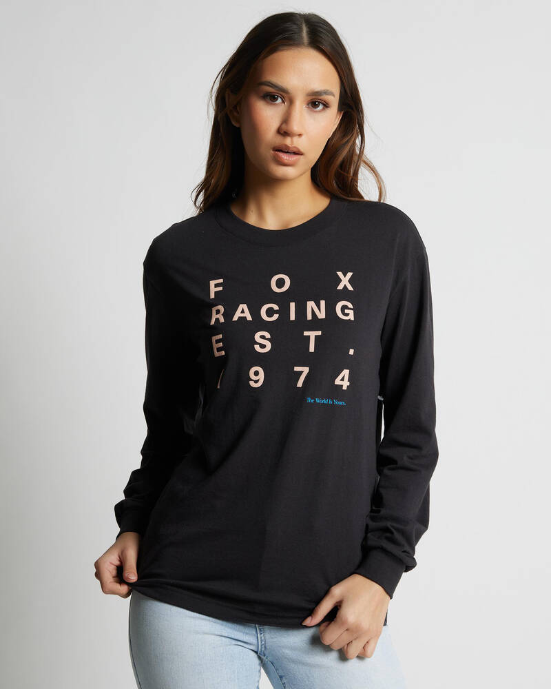 Fox EST.1974 Long Sleeve T-Shirt for Womens