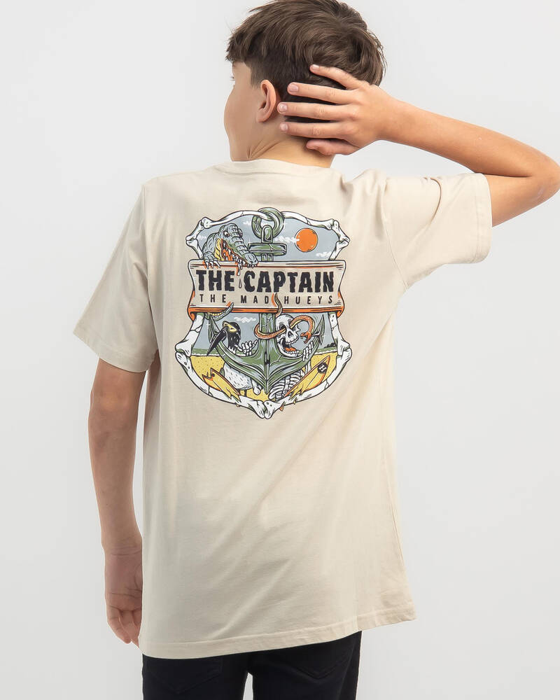 The Mad Hueys Boys' Sea Captain T-Shirt for Mens