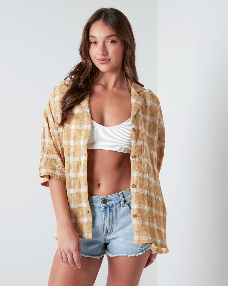 Billabong Beach Side Oversized Shirt for Womens