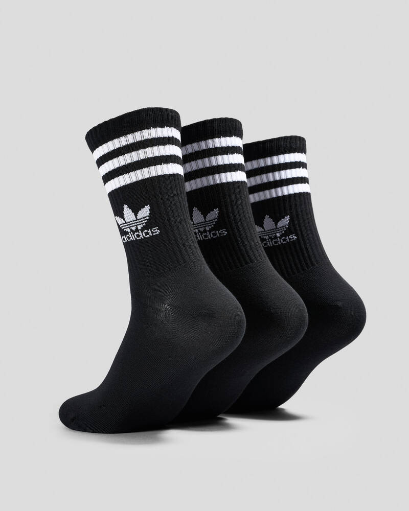 adidas Mid Cut Crew Socks 3 Pairs for Womens