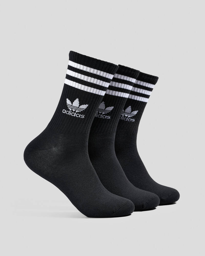 adidas Mid Cut Crew Socks 3 Pairs for Womens