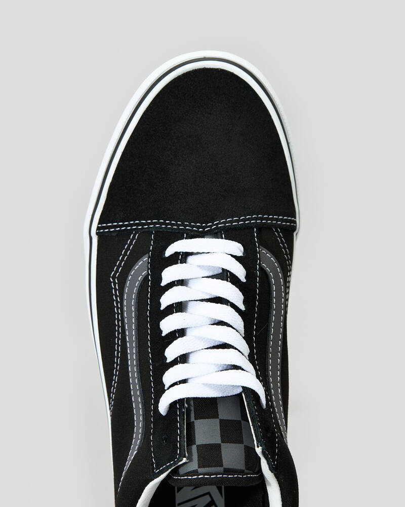 Vans Old Skool Logo Check Shoes for Mens