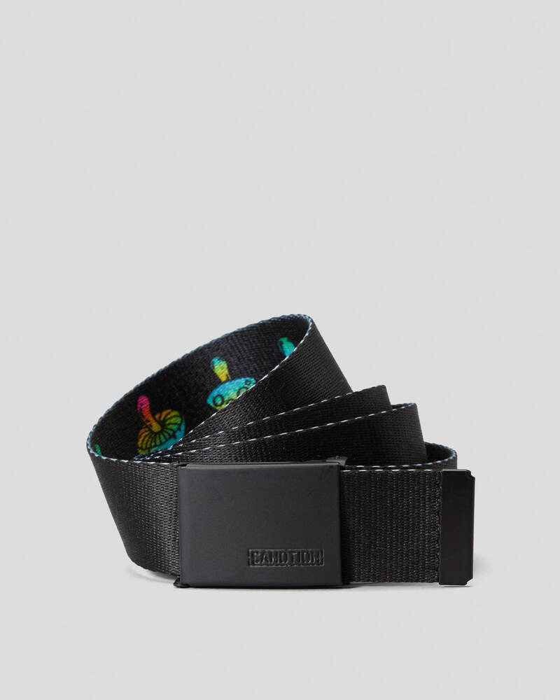 Sanction Shrooms Web Belt for Mens