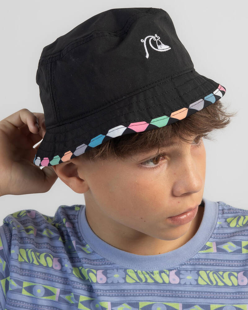 Quiksilver Boys' Checker Bucket Hat for Mens
