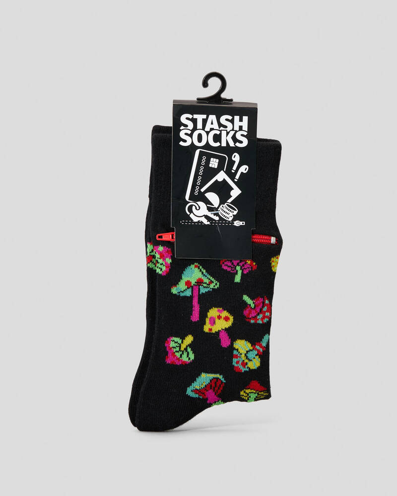Miscellaneous Mushroom Stash Socks for Mens