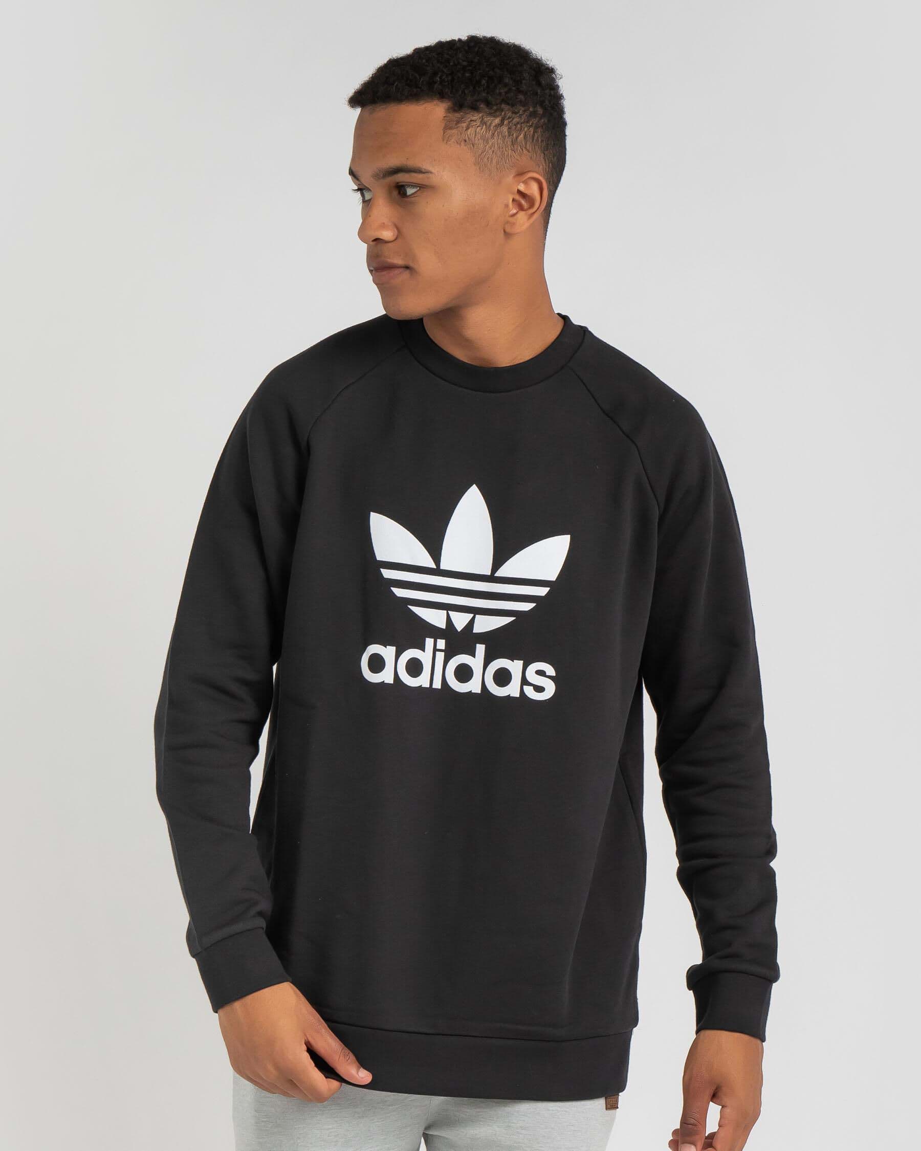 adidas originals repeat trefoil crew sweatshirt herren