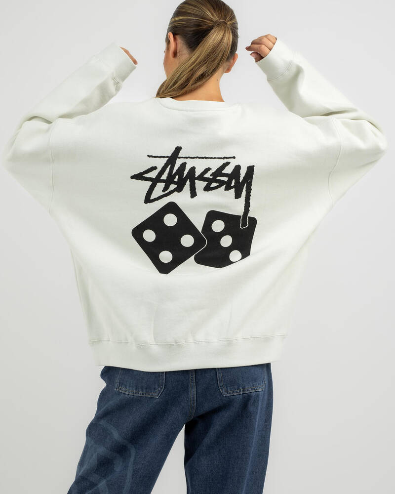 Stussy Dice Oversized Crew for Womens