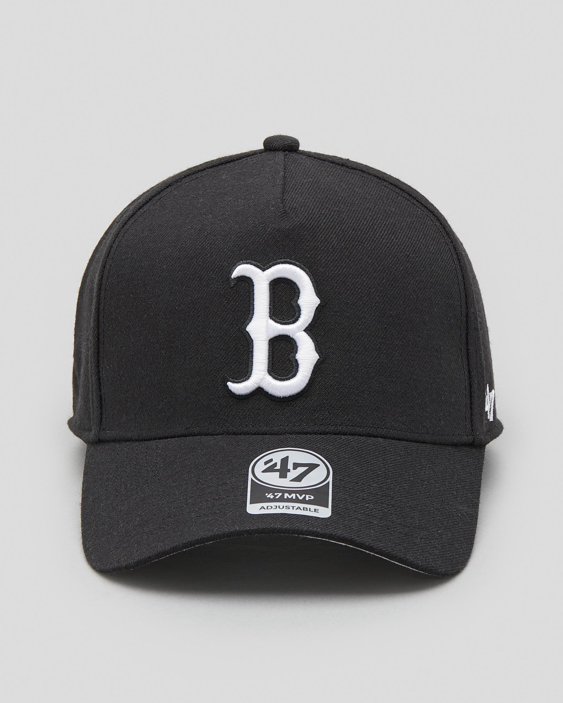 Forty Seven Boston Red Sox MVP DT Snapback Cap In Black/white