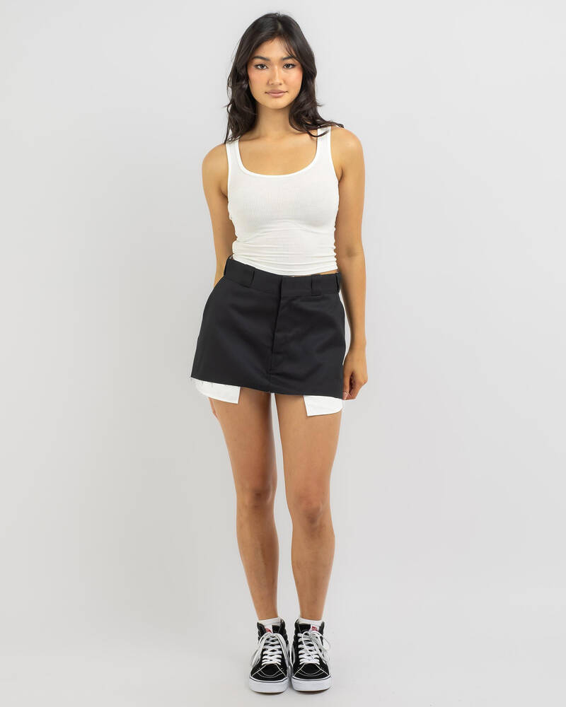 Shop Dickies 874 Mini Skirt In Black - Fast Shipping & Easy Returns ...