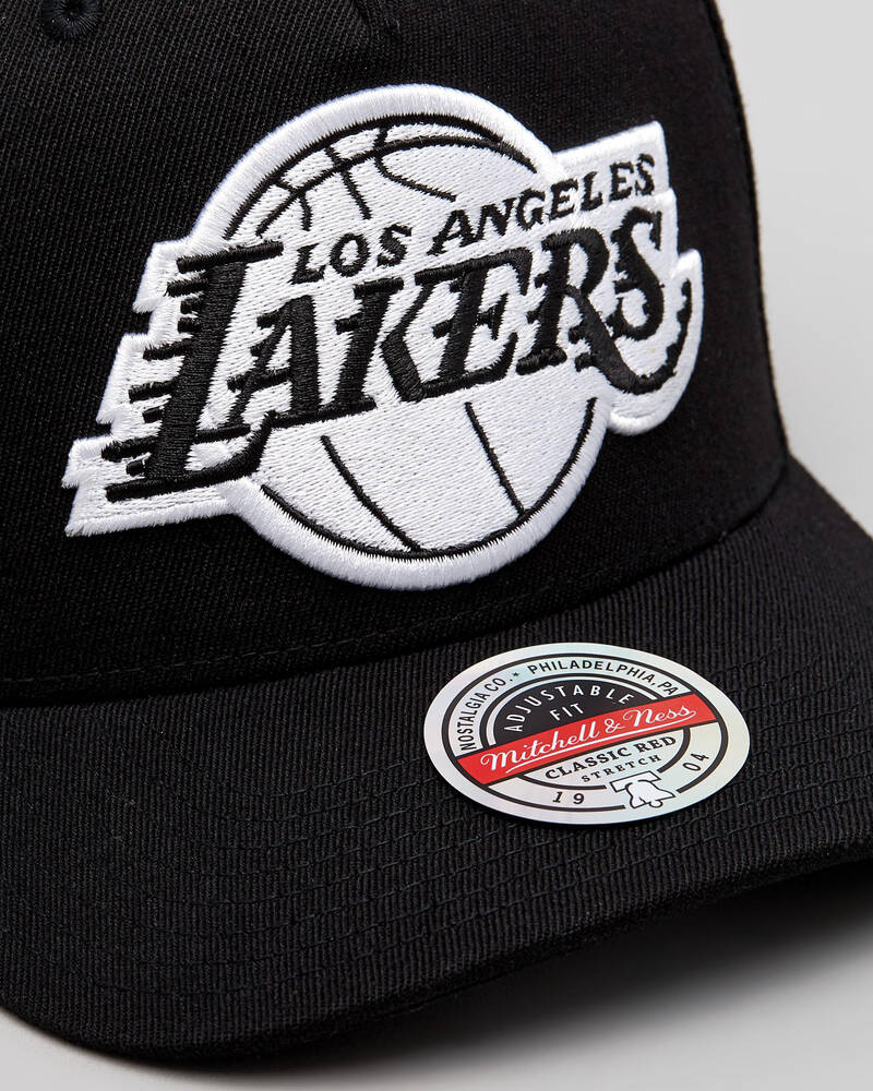 Mitchell & Ness LA Lakers Team Logo Snapback Cap for Mens
