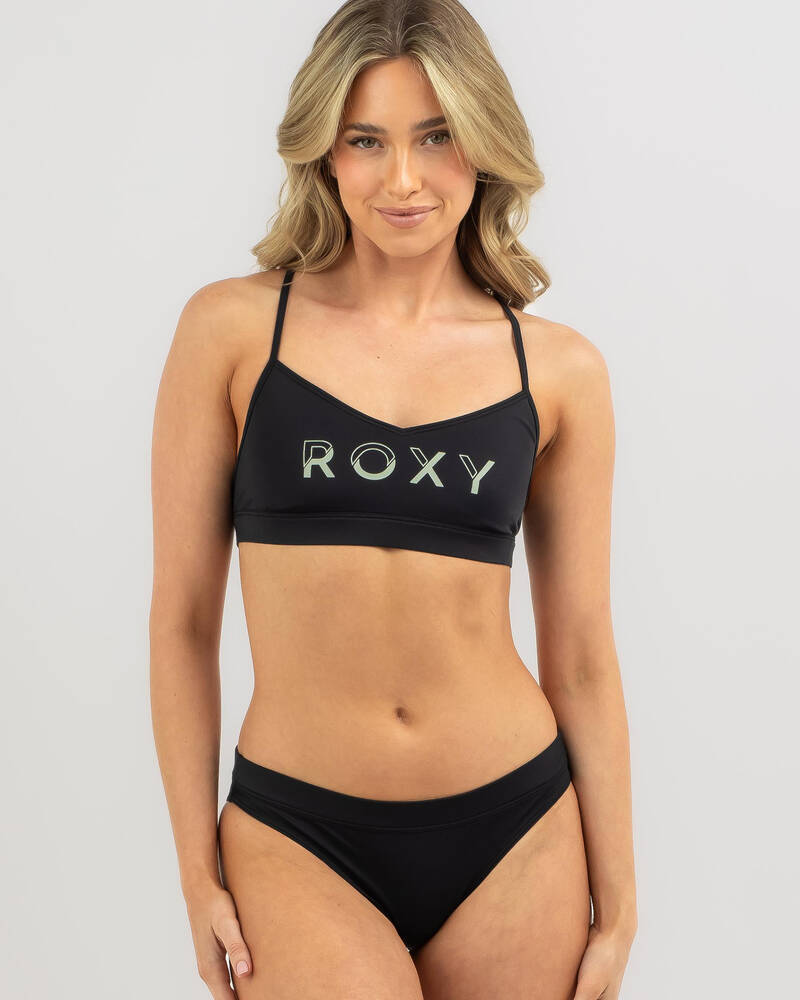 Womens Roxy Active Bra Bikini Top