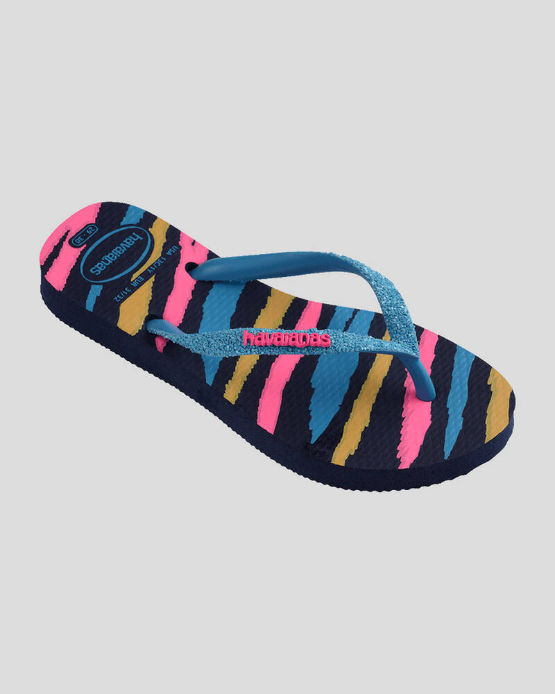 Havaianas Kids' Slim Glitter Thongs for Womens