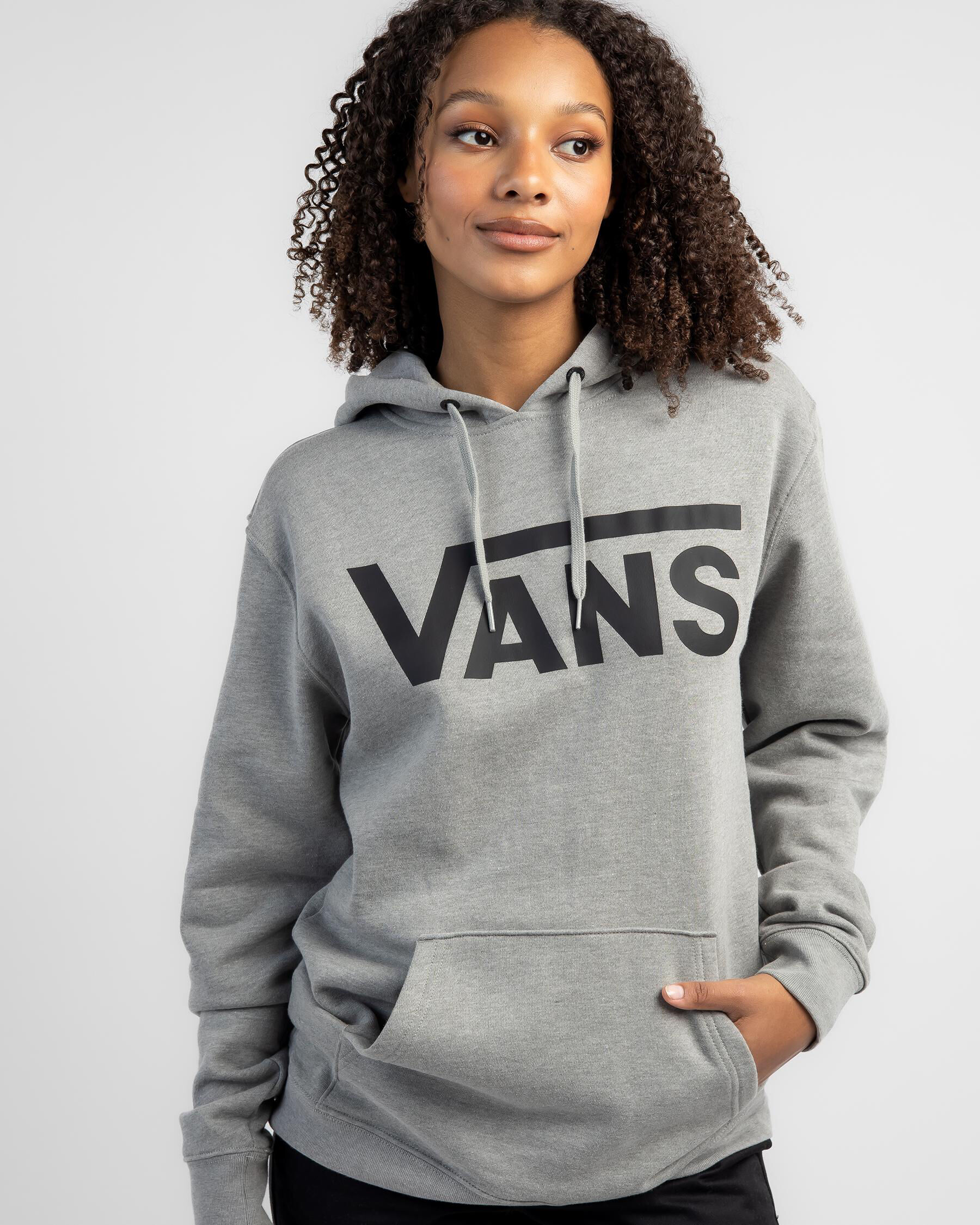 Grey vans sale hoodie womens