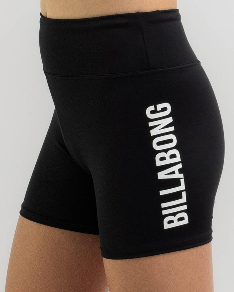 Billabong Girls' Heat Wave Surf Short Bikini Bottom for Womens