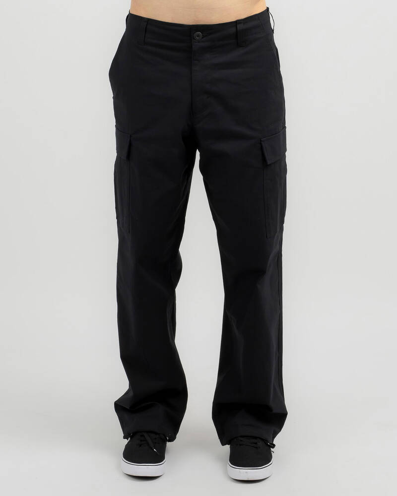 Shop Nike SB Kearny Cargo Pants In Black/white - Fast Shipping & Easy ...
