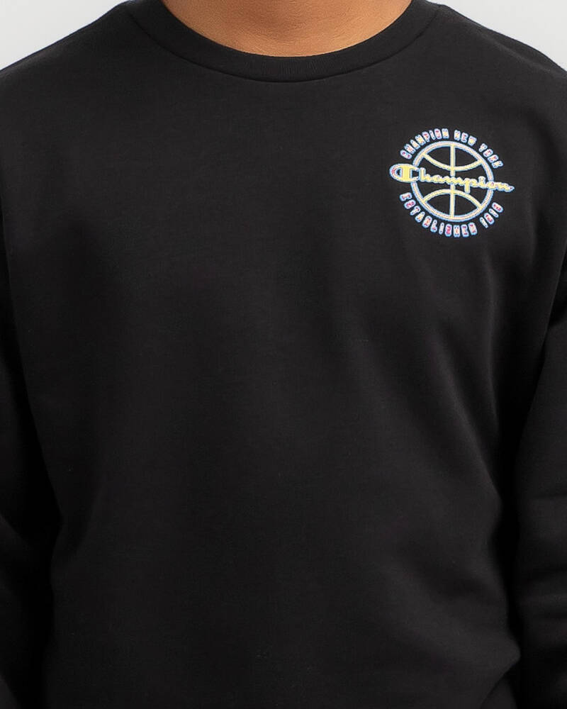 Champion Boys' Modern Basket 52 Crew Sweatshirt for Mens