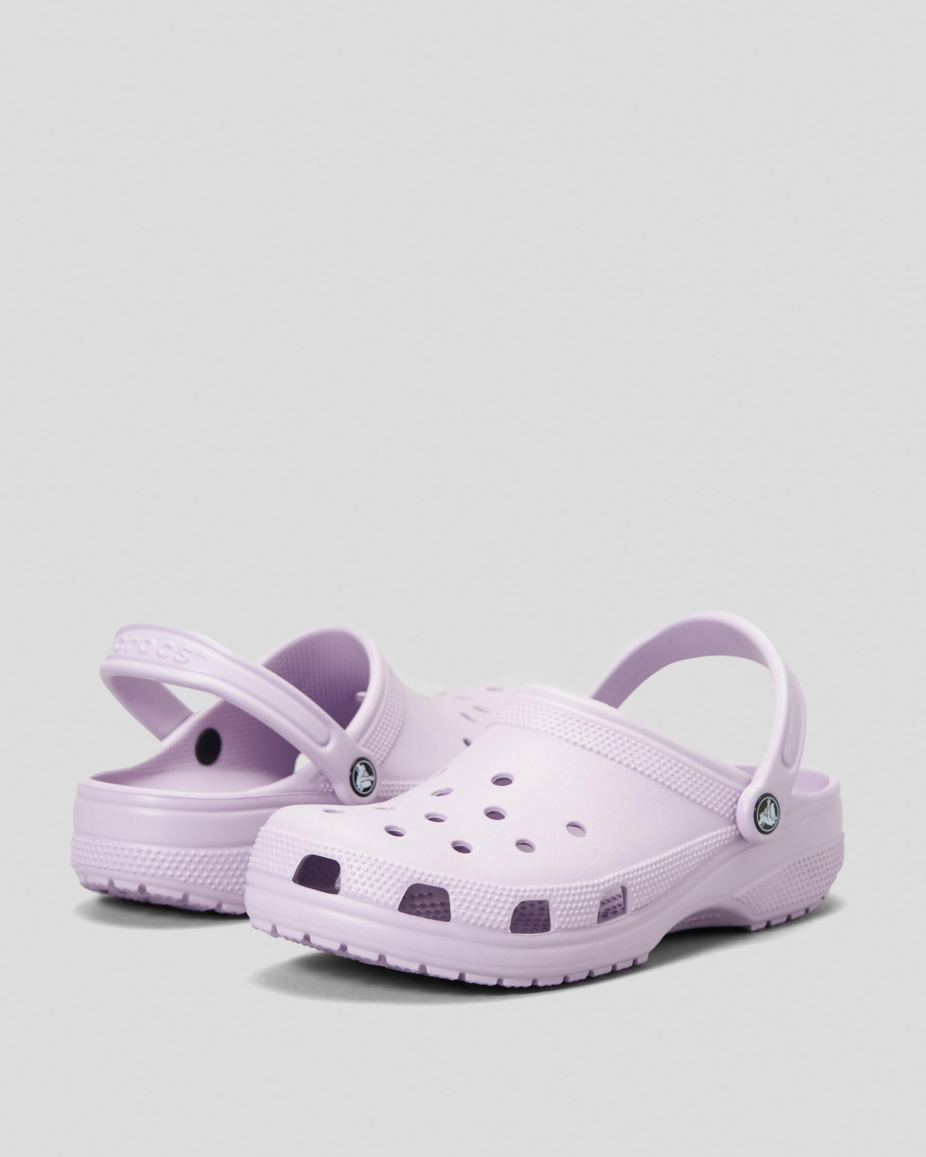 Womens lavender clearance crocs