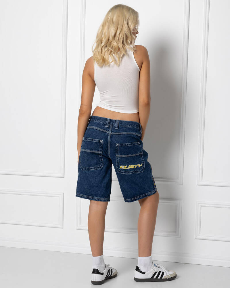 Rusty Flip Mommy Denim Shorts for Womens