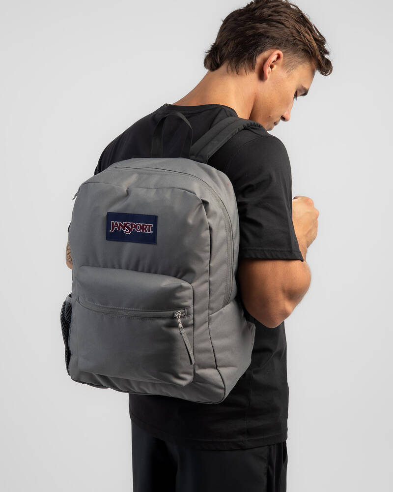 JanSport Cross Town Backpack In Graphite Grey - Fast Shipping & Easy ...