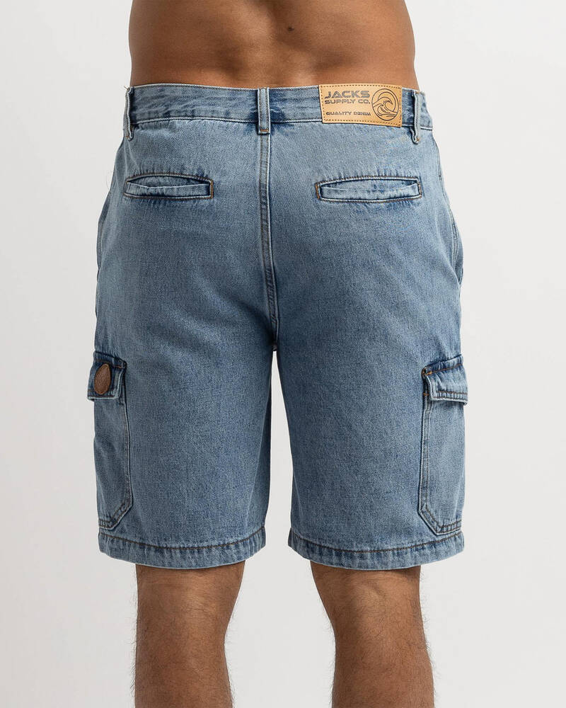 Jacks Wrestler Denim Shorts for Mens