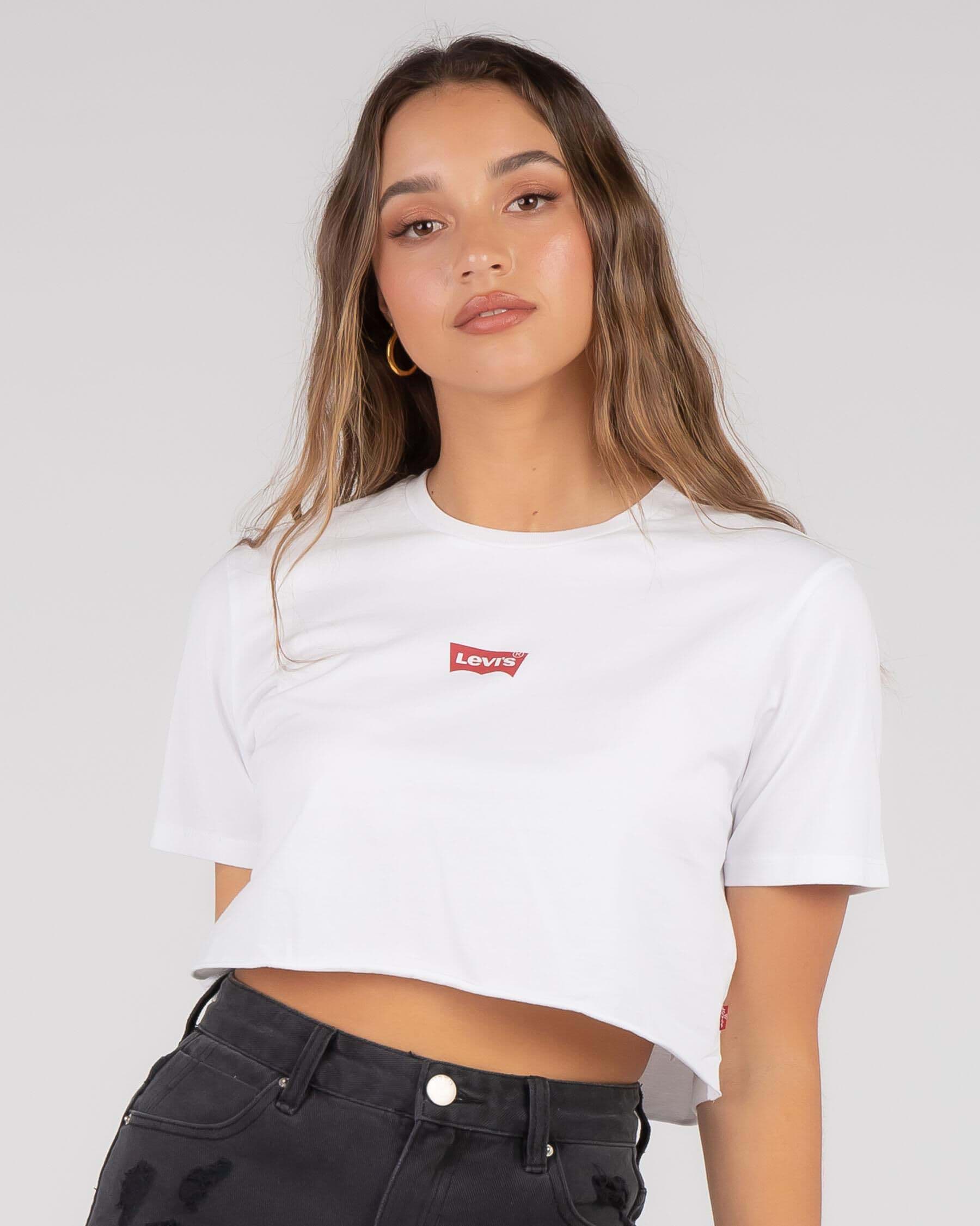 levi's crop t shirt