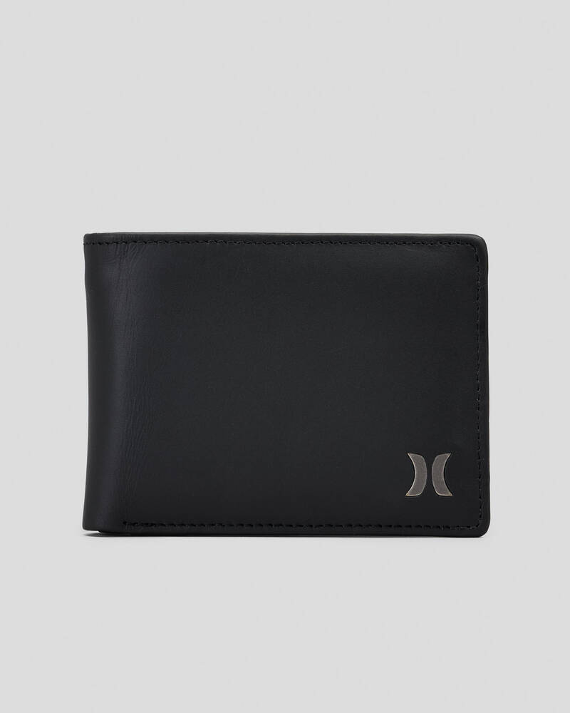 Hurley Icon Leather Wallet for Mens