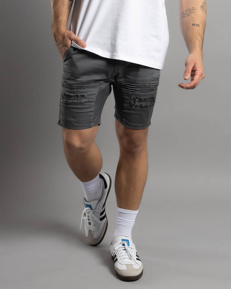 Nena & Pasadena Viper Denim Shorts for Mens