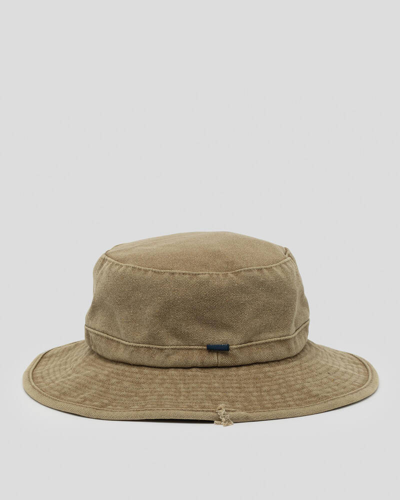Shop Rip Curl Searcher Mid Brim Hat In Khaki - Fast Shipping & Easy ...