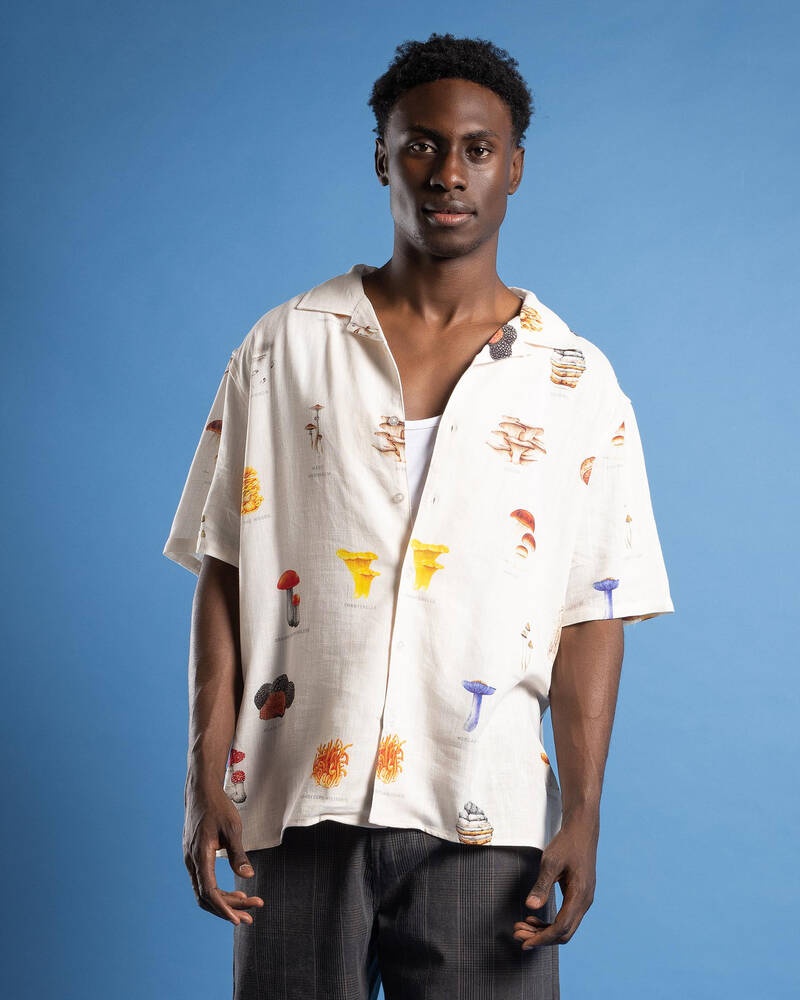 Collector Linen Cropped Resort Shirt