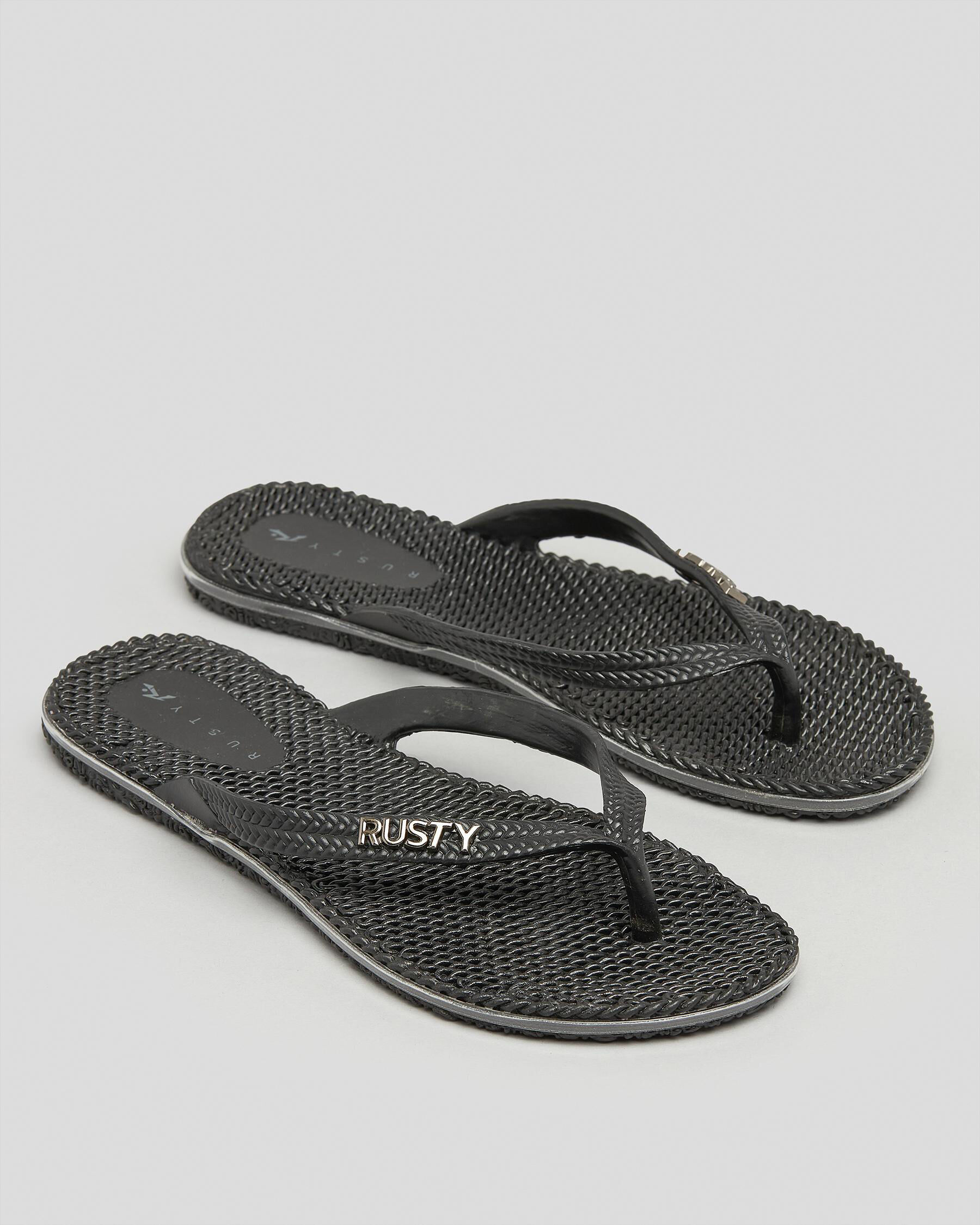 Rusty hot sale flip flops