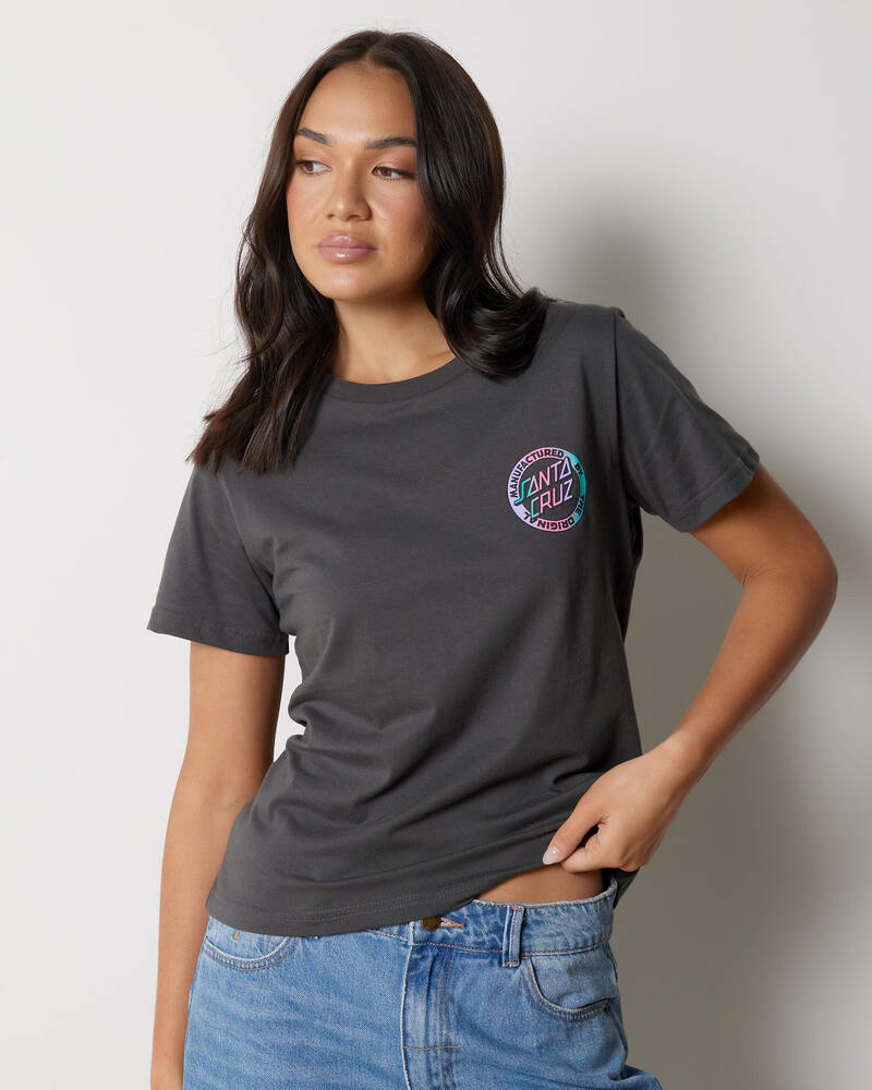 Santa Cruz MFG Dot Fade Short Sleeved T-Shirt for Womens