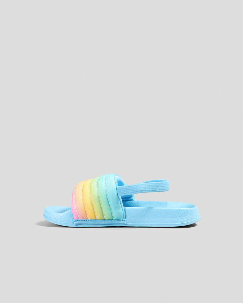 Roxy Toddlers' Slippy Ribbed Slides for Womens