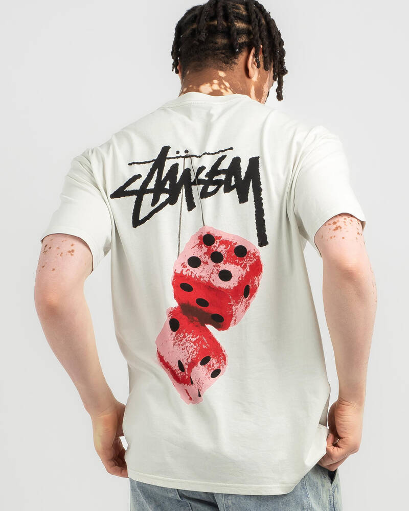 Stussy Fuzzy Dice T-Shirt for Mens