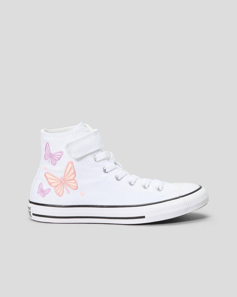 Converse Girls' Chuck Taylor All Star Easy on Butterflies for Womens