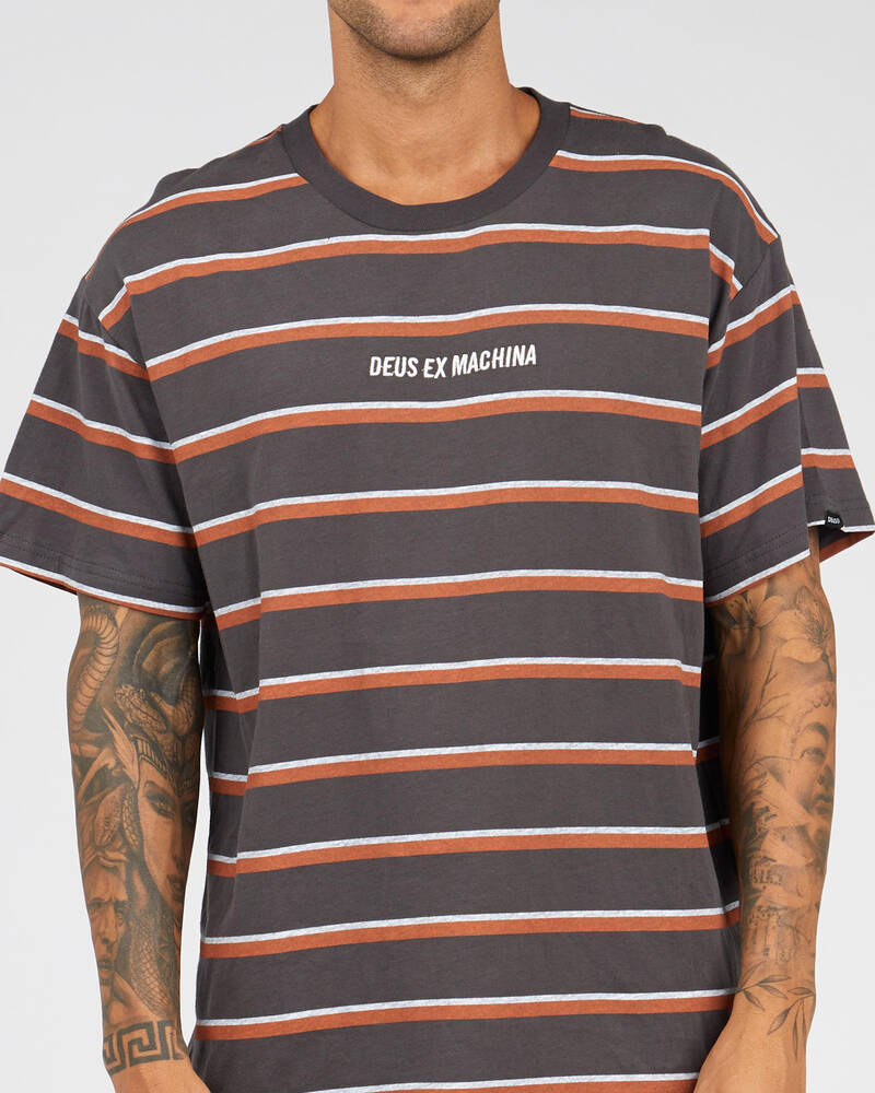 Deus Ex Machina Continuum Stripe T-Shirt for Mens