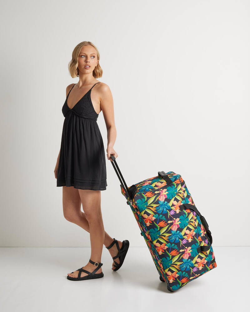 Mooloola Bloom Large Wheeled Travel Bag for Womens