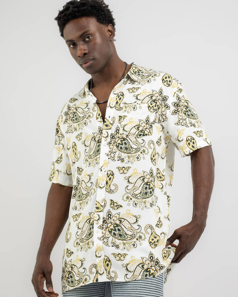 Lucid Paisley Short Sleeve Shirt for Mens