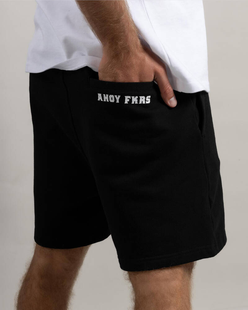 The Mad Hueys Port Side Ahoy Fkrs Sweat Shorts for Mens